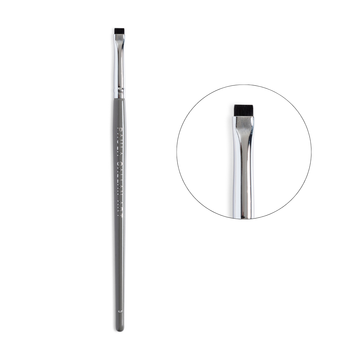 #03 Small Flat Line Brush - Brow Flicks